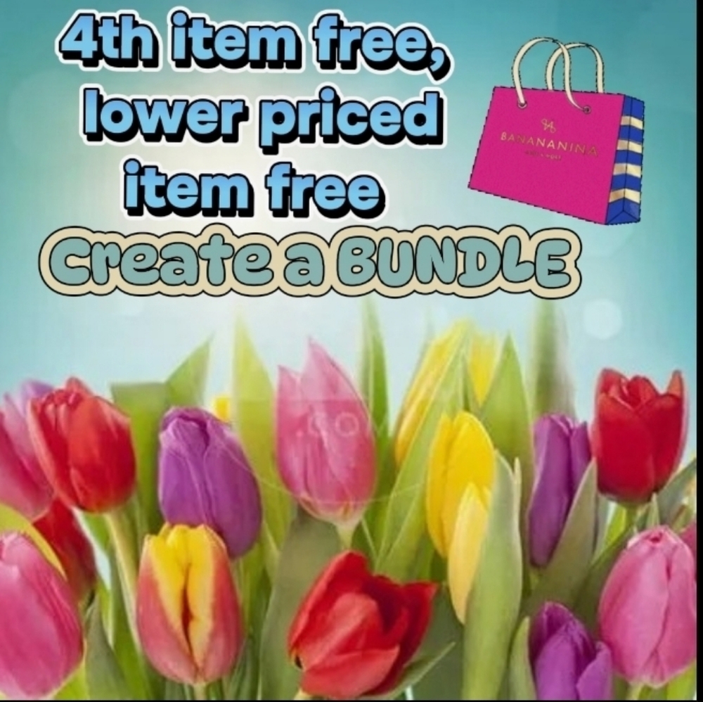 CUSTOM BUNDLE 🌺 4th item free,  lower priced item free 🏆